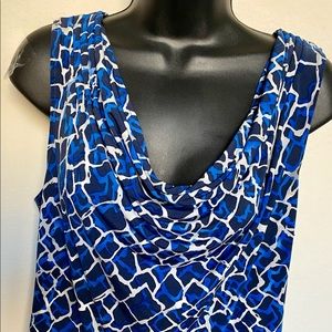Large Calvin Klein Blue Blouse
